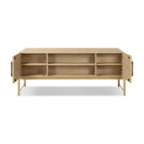 Featuring Rosedale Yucca Oak Veneer Executive Desk by Four Hands at Amethyst Home. Accented with iron hardware wrapped in tan top-grain leather, light-finished oak crafts shapes a clean silhouette. Vary-sized drawers offer plenty of storage, while outset legs bring a design-forward touch.Overall Dimensions: 72.75"w x 30.00"d x 30.00"hWeight : 202.82 lbsMateria. Amethyst Home provides interior design, new home construction design consulting, vintage area rugs, and lighting in the Austin metro area.