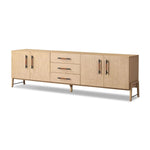 Featuring Rosedale Yucca Oak Veneer Media Console by Four Hands at Amethyst Home. Introducing the Rosedale Yucca Oak Veneer Media Console - the perfect addition to your home entertainment setup. With its sleek design and durable oak veneer, this media console is the ideal choice for organizing your media devices and displaying them with style.
Overall Di. Amethyst Home provides interior design, new home construction design consulting, vintage area rugs, and lighting in the Laguna Beach metro area.