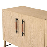 Featuring Rosedale Yucca Oak Veneer Media Console by Four Hands at Amethyst Home. Introducing the Rosedale Yucca Oak Veneer Media Console - the perfect addition to your home entertainment setup. With its sleek design and durable oak veneer, this media console is the ideal choice for organizing your media devices and displaying them with style.
Overall Dimension. Amethyst Home provides interior design, new home construction design consulting, vintage area rugs, and lighting in the Omaha metro area.