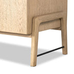 Featuring Rosedale Yucca Oak Veneer Media Console by Four Hands at Amethyst Home. Introducing the Rosedale Yucca Oak Veneer Media Console - the perfect addition to your home entertainment setup. With its sleek design and durable oak veneer, this media console is the ideal choice for organizing your media devices and displaying them with style.
Overall Dimen. Amethyst Home provides interior design, new home construction design consulting, vintage area rugs, and lighting in the San Diego metro area.