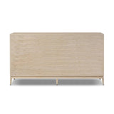 Elevate your bedroom styling with a storage-driven dresser of light, natural oak. A smooth top pairs with eight spacious drawers covered with woven paper cord. The result: a clean, Scandinavian-inspired look that will work into your collection beautifully Amethyst Home provides interior design, new home construction design consulting, vintage area rugs, and lighting in the Calabasas metro area.