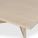 Featuring Rosenell Natural Oak Veneer Square Coffee Table by Four Hands at Amethyst Home. Anchor your living space with a squared coffee table of light, natural oak. A smooth top pairs with a panel-style base of woven paper cord for a clean, Scandinavian-inspired look that will work into your collection beautifully. Overall Dimensions: 55.00"w x 55.00". Amethyst Home provides interior design, new home construction design consulting, vintage area rugs, and lighting in the Salt Lake City metro area.