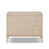 Elevate your bedside storage with a nightstand of light, natural oak. A smooth top pairs with a single drawer front of woven paper cord for a clean, Scandinavian-inspired look that will work into your bedroom collection beautifully Amethyst Home provides interior design, new home construction design consulting, vintage area rugs, and lighting in the Calabasas metro area.