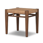 Mixed materials elevate this outdoor stool. Alternating weave patterns add texture and visual interest, contrasting with FSC®-certified teak framing. Cover or store indoors during inclement weather and when not in use.As lovers of wabi sabi aesthetics at Amethyst, we love the nature inspired Rothler Outdoor Accent Stool - Textured Sand. Amethyst Home provides interior design, new home construction design consulting, vintage area rugs, and lighting in the Calabasas metro area.