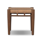 Mixed materials elevate this outdoor stool. Alternating weave patterns add texture and visual interest, contrasting with FSC®-certified teak framing. Cover or store indoors during inclement weather and when not in use.As lovers of wabi sabi aesthetics at Amethyst, we love the nature inspired Rothler Outdoor Accent Stool - Textured Sand. Amethyst Home provides interior design, new home construction design consulting, vintage area rugs, and lighting in the Miami metro area.