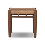 Mixed materials elevate this outdoor stool. Alternating weave patterns add texture and visual interest, contrasting with FSC®-certified teak framing. Cover or store indoors during inclement weather and when not in use.As lovers of wabi sabi aesthetics at Amethyst, we love the nature inspired Rothler Outdoor Accent Stool - Textured Sand. Amethyst Home provides interior design, new home construction design consulting, vintage area rugs, and lighting in the Miami metro area.