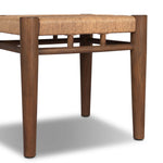 Mixed materials elevate this outdoor stool. Alternating weave patterns add texture and visual interest, contrasting with FSC®-certified teak framing. Cover or store indoors during inclement weather and when not in use.As lovers of wabi sabi aesthetics at Amethyst, we love the nature inspired Rothler Outdoor Accent Stool - Textured Sand. Amethyst Home provides interior design, new home construction design consulting, vintage area rugs, and lighting in the Monterey metro area.
