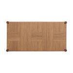Mixed materials elevate this outdoor coffee table. Alternating weave patterns add texture and visual interest, contrasting with FSC®-certified teak framing. Cover or store indoors during inclement weather and when not in use. Amethyst Home provides interior design, new home construction design consulting, vintage area rugs, and lighting in the Monterey metro area.