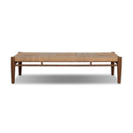 Mixed materials elevate this outdoor coffee table. Alternating weave patterns add texture and visual interest, contrasting with FSC®-certified teak framing. Cover or store indoors during inclement weather and when not in use. Amethyst Home provides interior design, new home construction design consulting, vintage area rugs, and lighting in the Seattle metro area.