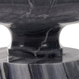 Featuring Rowe Ebony Marble End Table by Four Hands at Amethyst Home. Precise curves add up to modern presence. Bold ebony marble is carved from a single piece of stone and turned on a lathe to form the curves and angles of this end table.Overall Dimensions: 14"W x 14"L x 17.50"H
Collection: MarlowColors: Ebony Marble SolidMaterials: Solid Marble Weight:. Amethyst Home provides interior design, new home construction design consulting, vintage area rugs, and lighting in the Laguna Beach metro area.