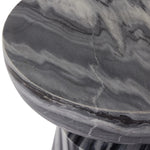 Featuring Rowe Ebony Marble End Table by Four Hands at Amethyst Home. Precise curves add up to modern presence. Bold ebony marble is carved from a single piece of stone and turned on a lathe to form the curves and angles of this end table.Overall Dimensions: 14"W x 14"L x 17.50"H
Collection: MarlowColors: Ebony Marble SolidMaterials: Solid Marble Weight: 91. Amethyst Home provides interior design, new home construction design consulting, vintage area rugs, and lighting in the San Diego metro area.