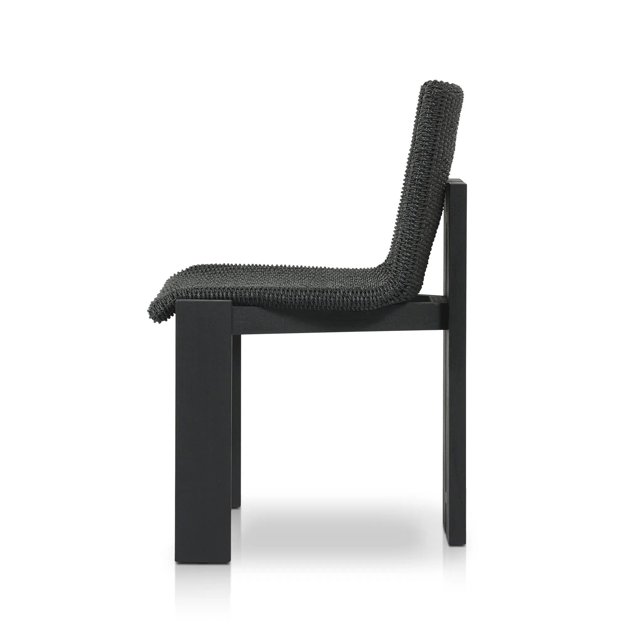 Featuring Roxy Faux Black Hyacinth Outdoor Dining Chair by Four Hands at Amethyst Home. Expertly crafted for outdoor use, the Roxy Faux Black Hyacinth Dining Chair combines style and functionality. Its durable construction makes it perfect for outdoor dining, while its elegant design adds a touch of sophistication to any space. Get ready to elevate your . Amethyst Home provides interior design, new home construction design consulting, vintage area rugs, and lighting in the Laguna Beach metro area.