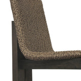 Featuring Roxy Faux Dark Hyacinth Outdoor Dining Chair by Four Hands at Amethyst Home. This Roxy Faux Dark Hyacinth Outdoor Dining Chair is the perfect addition to any outdoor dining space. With its durable design and comfortable seating, you can enjoy meals in style and comfort for years to come. Made with high-quality materials, this dining chair offers both. Amethyst Home provides interior design, new home construction design consulting, vintage area rugs, and lighting in the Austin metro area.