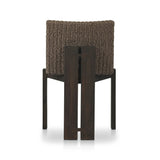 Featuring Roxy Faux Dark Hyacinth Outdoor Dining Chair by Four Hands at Amethyst Home. This Roxy Faux Dark Hyacinth Outdoor Dining Chair is the perfect addition to any outdoor dining space. With its durable design and comfortable seating, you can enjoy meals in style and comfort for years to come. Made with high-quality materials, this dining chair offers both. Amethyst Home provides interior design, new home construction design consulting, vintage area rugs, and lighting in the Boston metro area.