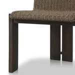 Featuring Roxy Faux Dark Hyacinth Outdoor Dining Chair by Four Hands at Amethyst Home. This Roxy Faux Dark Hyacinth Outdoor Dining Chair is the perfect addition to any outdoor dining space. With its durable design and comfortable seating, you can enjoy meals in style and comfort for years to come. Made with high-quality materials, this dining chair offers b. Amethyst Home provides interior design, new home construction design consulting, vintage area rugs, and lighting in the Park City metro area.