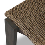 Featuring Roxy Faux Dark Hyacinth Outdoor Dining Chair by Four Hands at Amethyst Home. This Roxy Faux Dark Hyacinth Outdoor Dining Chair is the perfect addition to any outdoor dining space. With its durable design and comfortable seating, you can enjoy meals in style and comfort for years to come. Made with high-quality materials, this dining chair off. Amethyst Home provides interior design, new home construction design consulting, vintage area rugs, and lighting in the Salt Lake City metro area.