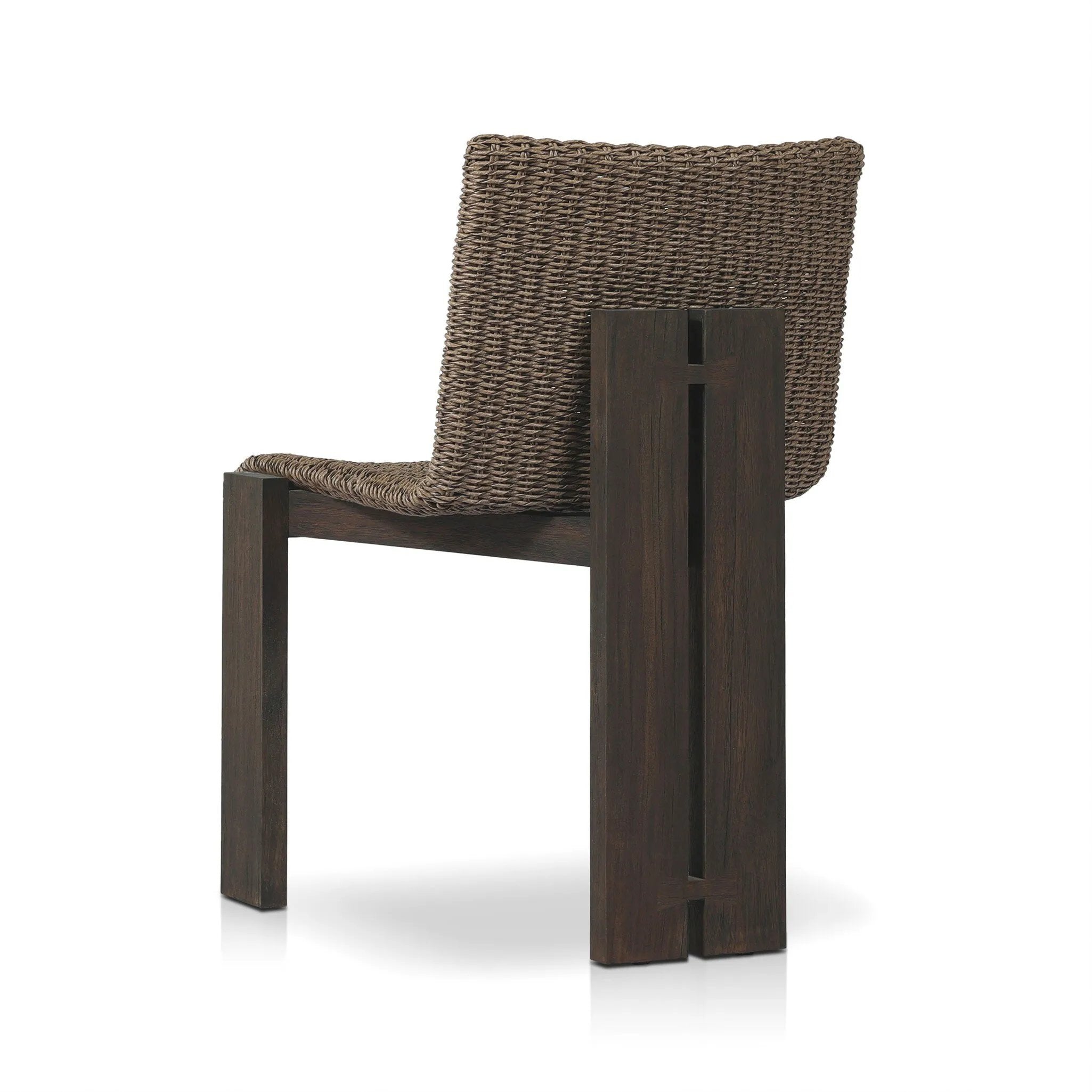Featuring Roxy Faux Dark Hyacinth Outdoor Dining Chair by Four Hands at Amethyst Home. This Roxy Faux Dark Hyacinth Outdoor Dining Chair is the perfect addition to any outdoor dining space. With its durable design and comfortable seating, you can enjoy meals in style and comfort for years to come. Made with high-quality materials, this dining chair offers both . Amethyst Home provides interior design, new home construction design consulting, vintage area rugs, and lighting in the Tampa metro area.