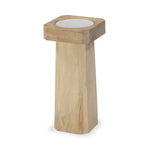 Style this versatile end table virtually anywhere, thanks to its light finish and smaller scale. Made from natural mango with an inset circle of cream-colored marble on top.As enthusiasts of luxe aesthetics at Amethyst, we love the warm modern inspired Rumi End Table. Amethyst Home provides interior design, new home construction design consulting, vintage area rugs, and lighting in the Park City metro area.