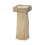 Style this versatile end table virtually anywhere, thanks to its light finish and smaller scale. Made from natural mango with an inset circle of cream-colored marble on top.As enthusiasts of luxe aesthetics at Amethyst, we love the warm modern inspired Rumi End Table. Amethyst Home provides interior design, new home construction design consulting, vintage area rugs, and lighting in the Park City metro area.