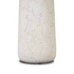 A play in proportion, simple shaping puts the focus on the texture of cast concrete. Three pedestal legs anchor the bullnose-edge top of this outdoor dining table. Cover or store indoors when not in use or during inclement weather Amethyst Home provides interior design, new home construction design consulting, vintage area rugs, and lighting in the Washington metro area.