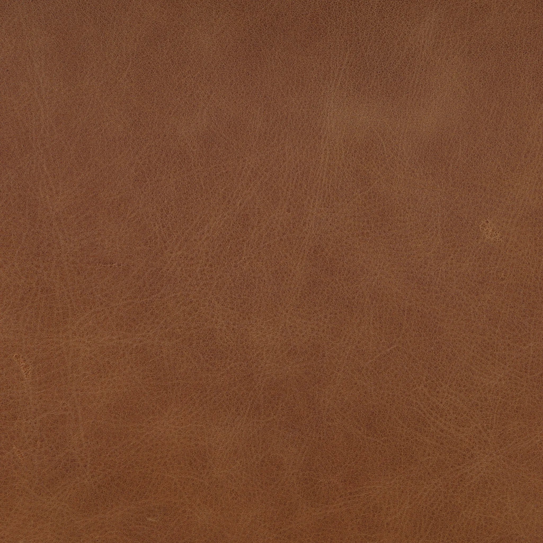 The classic material mix look you want in your dining space. Butterscotch top-grain leather with a subtle vintage look pairs with a neutral performance fabric-upholstered seat. Tapered legs and an armless silhouette look timelessly chic. Amethyst Home provides interior design, new home construction design consulting, vintage area rugs, and lighting in the Dallas metro area.