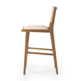 Featuring Sage Savile Flax Bar + Counter Stool by Four Hands at Amethyst Home. Mixed materials make the chair. Solid natural beech wood features a natural cane back for extra texture, while a butterscotch-finished faux leather seat serves total comfort.BarOverall Dimensions: 20.50"w x 23.00"d x 42.50"hWeight: 22.05 lbsCounterOverall Dimensions: 20.50"w x 2. Amethyst Home provides interior design, new home construction design consulting, vintage area rugs, and lighting in the Washington metro area.
