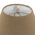 Featuring Sagredo Taupe Boucle Table Lamp by Four Hands at Amethyst Home. Craft warmth in any space with a table lamp made from clay and paper mache. With a fluid shape inspired by an antique jug, this lamp is perfect for bringing extra light to your workspace or bedside reading ritual. Overall Dimensions: 16.00"w x 16.00"d x 20.00"h. Amethyst Home provides interior design, new home construction design consulting, vintage area rugs, and lighting in the Salt Lake City metro area.