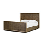 Influenced by contemporary design, this bed’s simple frame showcases thick brown oak veneer with a tiled oyster cut pattern on the inset panels.As enthusiasts of modern materials at Amethyst, we love the designer inspired Salta Bed. This item pairs well with other brands such as Loloi Rugs and is perfect for wabi sabi homes Amethyst Home provides interior design, new home construction design consulting, vintage area rugs, and lighting in the Los Angeles metro area.