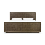 Influenced by contemporary design, this bed’s simple frame showcases thick brown oak veneer with a tiled oyster cut pattern on the inset panels.As enthusiasts of modern materials at Amethyst, we love the designer inspired Salta Bed. This item pairs well with other brands such as Loloi Rugs and is perfect for wabi sabi homes Amethyst Home provides interior design, new home construction design consulting, vintage area rugs, and lighting in the Monterey metro area.
