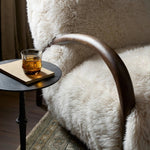 Featuring Sandro Champagne Mongolian Fur Chair by Four Hands at Amethyst Home. This versatile accent chair is upholstered in a faux Mongolian shearling with a textural high pile. A contrasting, chunky parawood frame hugs the seat and is wire-brushed for a warm, vintage feel. Overall Dimensions: 29.50"w x 42.25"d x 32.50"h
Discover this on social media? See . Amethyst Home provides interior design, new home construction design consulting, vintage area rugs, and lighting in the Calabasas metro area.