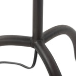 Featuring Selby Black Wrought Iron Floor Lamp by Four Hands at Amethyst Home. A curved cast iron tripod base pairs with an elongated boucle shade for a sculpted, minimalist look that works into any room with ease. Overall Dimensions: 12.75"w x 12.75"d x 60.00"h. Amethyst Home provides interior design, new home construction design consulting, vintage area rugs, and lighting in the Kansas City metro area.