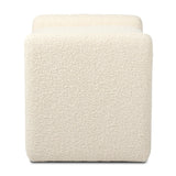 A traditional wool-blend fabric in cream covers this versatile ottoman for an easy fit in any room.As fans of organic modern aesthetics at Amethyst, we love the designer inspired Serena Ottoman - Durham Cream. This item pairs well with other brands such as Ethnicraft and is perfect for modern homes Amethyst Home provides interior design, new home construction design consulting, vintage area rugs, and lighting in the Charlotte metro area.