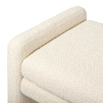 A traditional wool-blend fabric in cream covers this versatile ottoman for an easy fit in any room.As fans of organic modern aesthetics at Amethyst, we love the designer inspired Serena Ottoman - Durham Cream. This item pairs well with other brands such as Ethnicraft and is perfect for modern homes Amethyst Home provides interior design, new home construction design consulting, vintage area rugs, and lighting in the Scottsdale metro area.