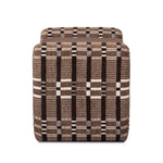 A playful vintage-inspired fabric covers this ottoman, adding a subtle flair to any room.As fans of wabi sabi materials at Amethyst, we love the optimistic inspired Serena Ottoman - Sandhill Cocoa. This item pairs well with other brands such as Visual Comfort and is perfect for eclectic homes Amethyst Home provides interior design, new home construction design consulting, vintage area rugs, and lighting in the Tampa metro area.