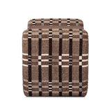 A playful vintage-inspired fabric covers this ottoman, adding a subtle flair to any room.As fans of wabi sabi materials at Amethyst, we love the optimistic inspired Serena Ottoman - Sandhill Cocoa. This item pairs well with other brands such as Visual Comfort and is perfect for eclectic homes Amethyst Home provides interior design, new home construction design consulting, vintage area rugs, and lighting in the Tampa metro area.