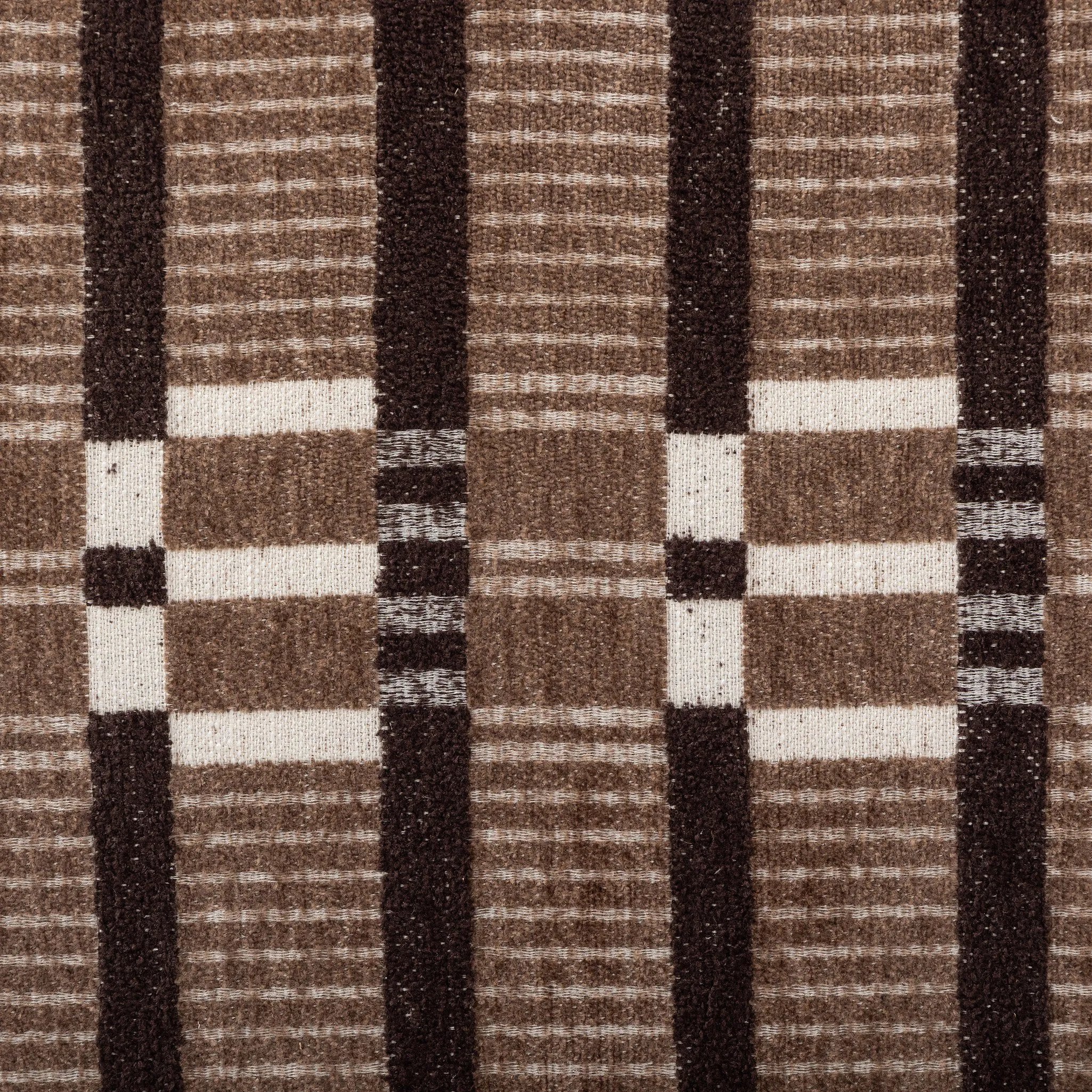 A playful vintage-inspired fabric covers this ottoman, adding a subtle flair to any room.As fans of wabi sabi materials at Amethyst, we love the optimistic inspired Serena Ottoman - Sandhill Cocoa. This item pairs well with other brands such as Visual Comfort and is perfect for eclectic homes Amethyst Home provides interior design, new home construction design consulting, vintage area rugs, and lighting in the Washington metro area.