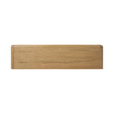 Blending modern design with classic features, this dresser is at once soft and bold. Set low to the ground on rounded feet, the dresser has prominent rounded corners that emphasize its smooth finish. Crafted from solid warm oak and veneers with push-latch hardware for a clean front Amethyst Home provides interior design, new home construction design consulting, vintage area rugs, and lighting in the Scottsdale metro area.