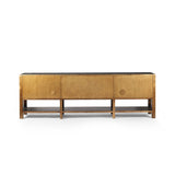 Featuring Shizuko Distressed Walnut Sideboard by Four Hands at Amethyst Home. This Shizuko Distressed Walnut Sideboard is perfect for adding extra storage and style to your dining or living room. With its unique distressed walnut finish, it will add a touch of elegance to any space. Its spacious interior and sturdy build make it a functional and durable choice. Amethyst Home provides interior design, new home construction design consulting, vintage area rugs, and lighting in the Boston metro area.