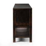 Featuring Shizuko Distressed Walnut Sideboard by Four Hands at Amethyst Home. This Shizuko Distressed Walnut Sideboard is perfect for adding extra storage and style to your dining or living room. With its unique distressed walnut finish, it will add a touch of elegance to any space. Its spacious interior and sturdy build make it a functional and durable choice.. Amethyst Home provides interior design, new home construction design consulting, vintage area rugs, and lighting in the Omaha metro area.