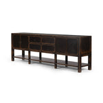 Featuring Shizuko Distressed Walnut Sideboard by Four Hands at Amethyst Home. This Shizuko Distressed Walnut Sideboard is perfect for adding extra storage and style to your dining or living room. With its unique distressed walnut finish, it will add a touch of elegance to any space. Its spacious interior and sturdy build make it a functional and durabl. Amethyst Home provides interior design, new home construction design consulting, vintage area rugs, and lighting in the Salt Lake City metro area.