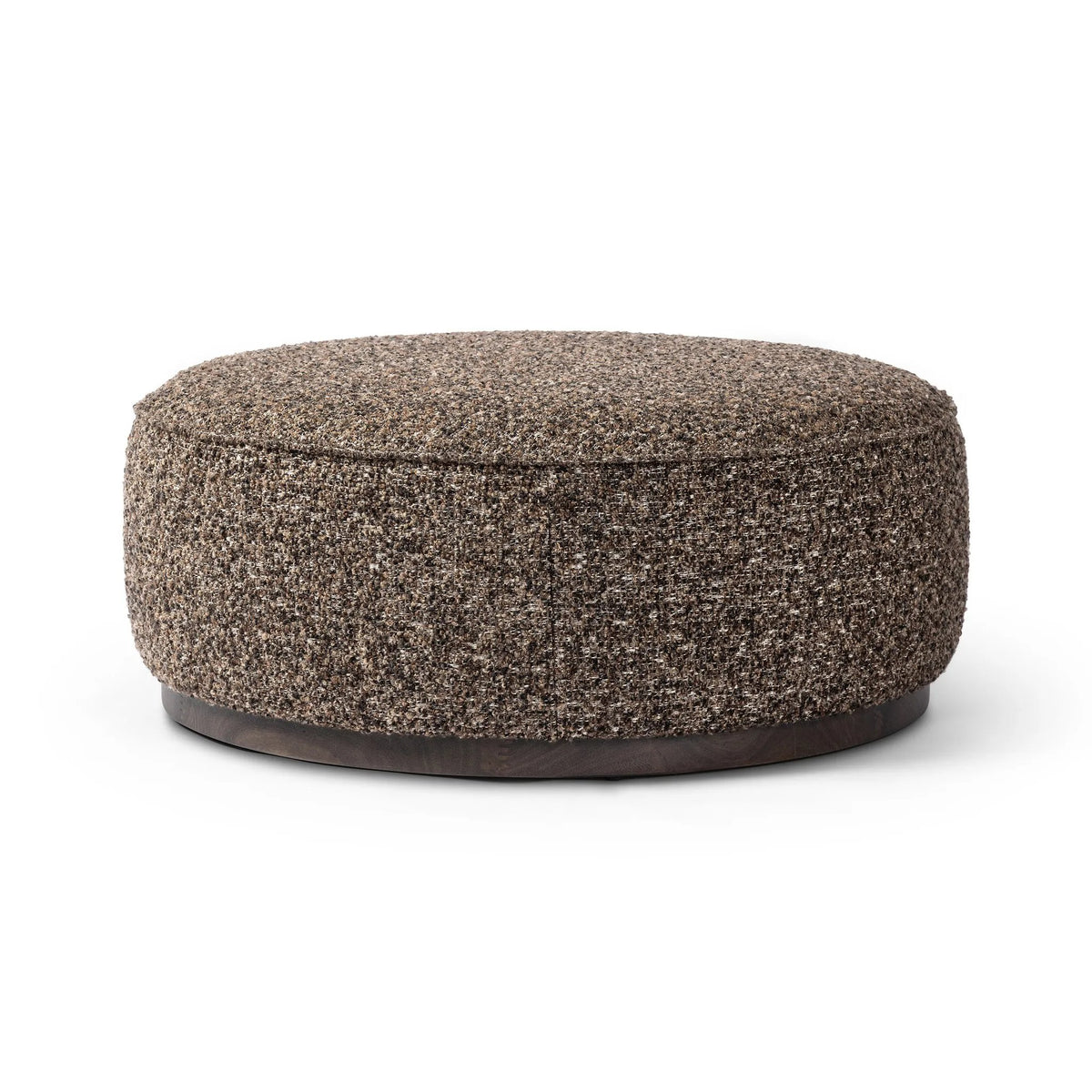 Sinclair Ivan Granite Large Round Ottoman | ready to ship!