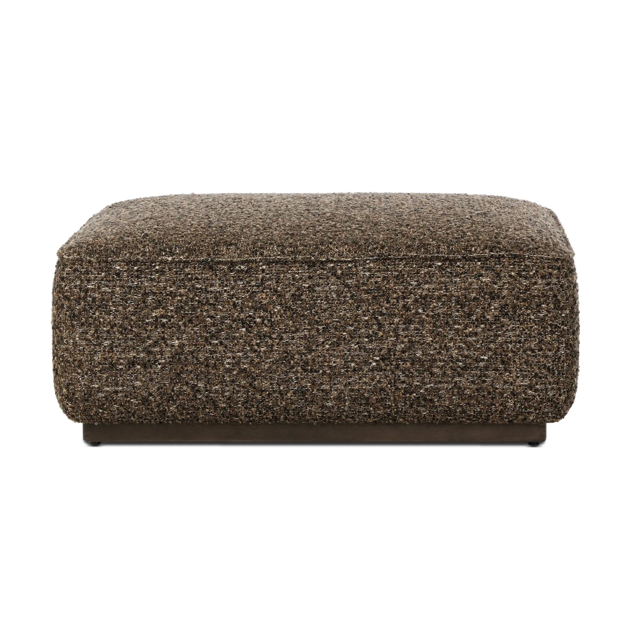 Featuring Sinclair Ivan Granite Square Ottoman by Four Hands at Amethyst Home. Upholstered in a granite flax/linen blend and paired with a deep brown base, this 36" square ottoman can be placed just about anywhere – bringing with it a retro vibe.21"Overall Dimensions: 21.50"w x 21.50"d x 16.00"hWeight: 20.94 lbs36"Overall Dimensions: 36.00"w x 36.00"d x 16. Amethyst Home provides interior design, new home construction design consulting, vintage area rugs, and lighting in the Washington metro area.