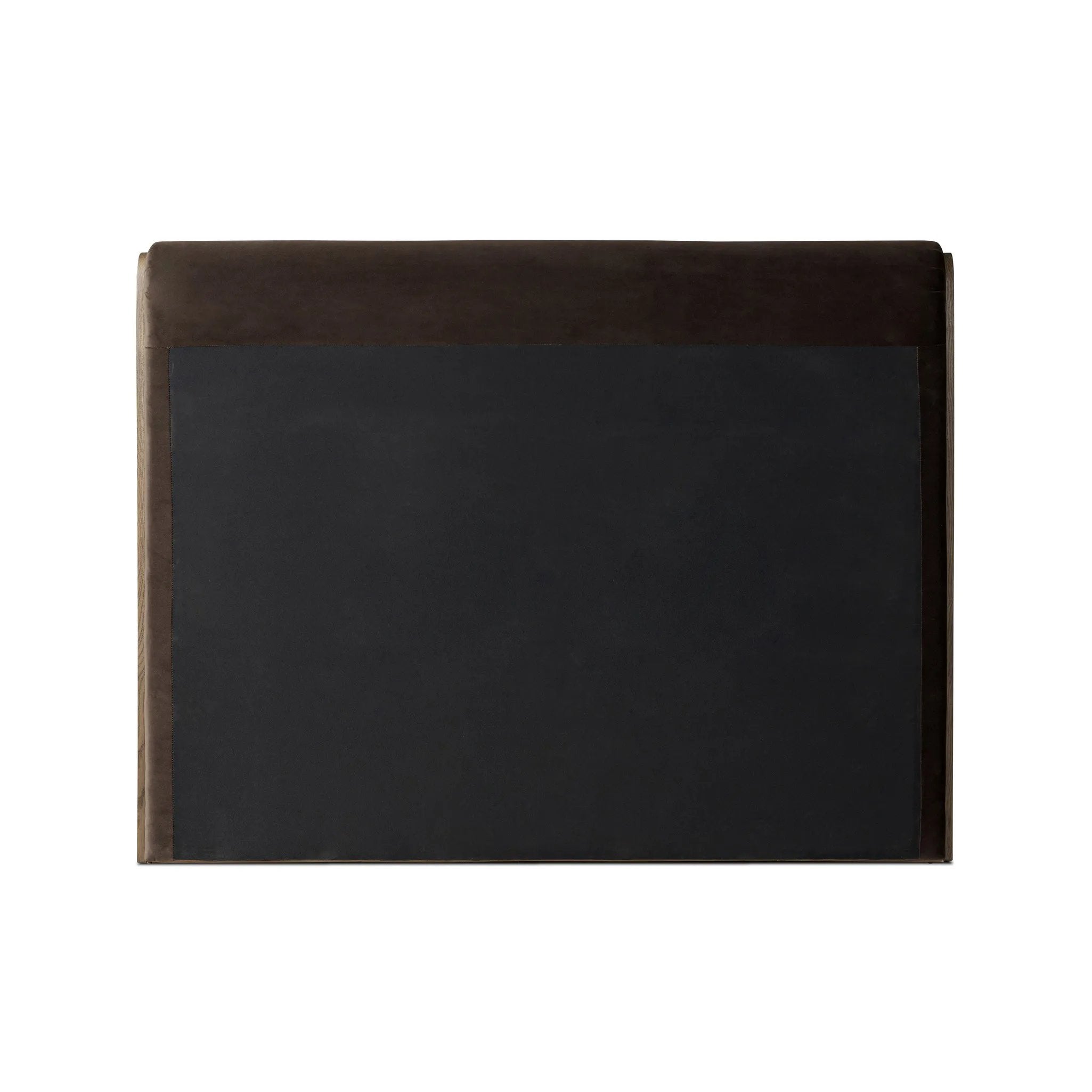 Upholstered in a rich, chocolate-brown velvet, bringing a textured feel and luxe look to the bedroom. Steam on occasion to smooth tracking Amethyst Home provides interior design, new home construction design consulting, vintage area rugs, and lighting in the Monterey metro area.