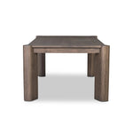 Featuring Soho Aged Natural Oak Veneer Dining Table by Four Hands at Amethyst Home. A Parsons-style dining table is defined by heavy proportions and angled, over-scaled legs. Crafted from reclaimed wood and finished with an aged natural oak stain to showcase natural cracks and patches for added character.Overall Dimensions: 98.00"w x 46.25"d x 30.00"hWeight . Amethyst Home provides interior design, new home construction design consulting, vintage area rugs, and lighting in the Monterey metro area.