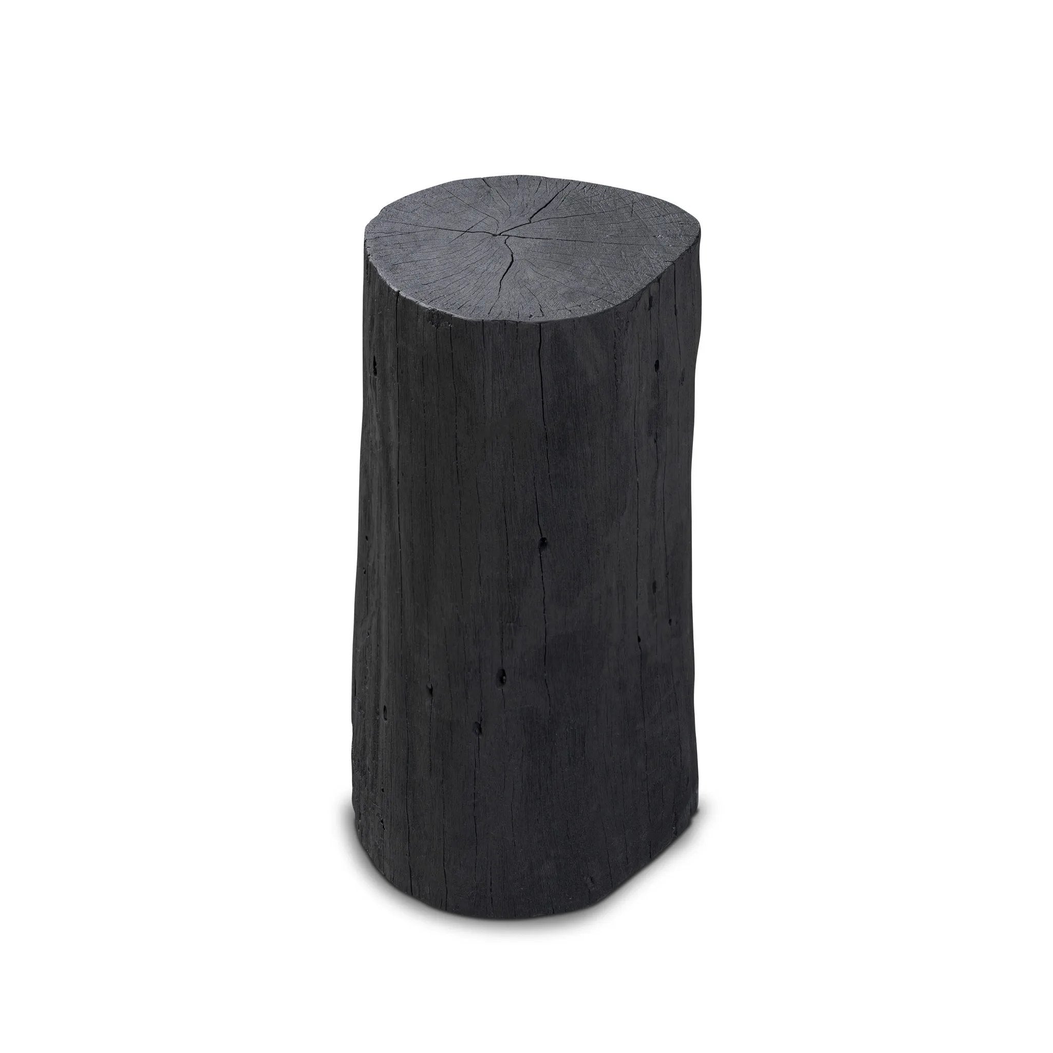 Ground any room with a style inspired by the beautiful simplicity of nature. Made of black-finished resin, the form for this special piece is molded from a tree trunk, then cast in resin to recreate the same shape and texture of the trunk — talk about a true statement piece Amethyst Home provides interior design, new home construction design consulting, vintage area rugs, and lighting in the Calabasas metro area.