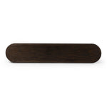 Featuring Sommer Sienna Brown Pine Console Table by Four Hands at Amethyst Home. Three round pillar legs support a thick oval top featuring rounded edges. A dark brown pine finish showcases rich grain movement, playing up the curvature of this piece.
Overall Dimensions: 16.0" L x 78.0 " W x 30.0" H
Collection: WestgateColors: Sienna Brown PineMaterials: Sol. Amethyst Home provides interior design, new home construction design consulting, vintage area rugs, and lighting in the Calabasas metro area.