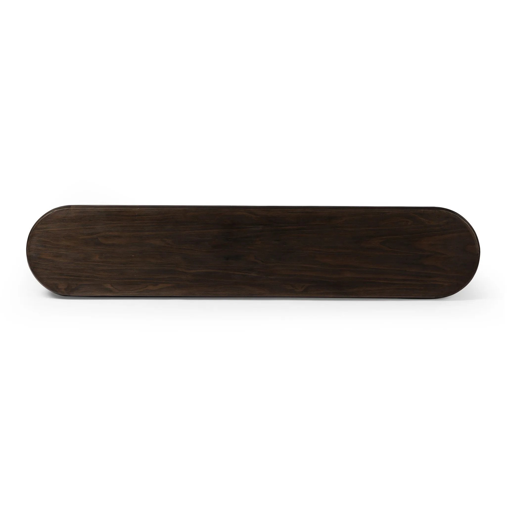 Featuring Sommer Sienna Brown Pine Console Table by Four Hands at Amethyst Home. Three round pillar legs support a thick oval top featuring rounded edges. A dark brown pine finish showcases rich grain movement, playing up the curvature of this piece.
Overall Dimensions: 16.0" L x 78.0 " W x 30.0" H
Collection: WestgateColors: Sienna Brown PineMaterials: Sol. Amethyst Home provides interior design, new home construction design consulting, vintage area rugs, and lighting in the Calabasas metro area.