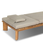 Grade A teak is fine sanded into a soft, unfinished outdoor chaise that highlights the wood's natural grain, thick cushioning for a sink-in feel. Cover or store inside during inclement weather and when not in use.As fans of luxe design at Amethyst, we love the nature inspired Sterling Outdoor Chaise - Ibiza Mole. Amethyst Home provides interior design, new home construction design consulting, vintage area rugs, and lighting in the Boston metro area.