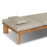 Grade A teak is fine sanded into a soft, unfinished outdoor chaise that highlights the wood's natural grain, thick cushioning for a sink-in feel. Cover or store inside during inclement weather and when not in use.As fans of luxe design at Amethyst, we love the nature inspired Sterling Outdoor Chaise - Ibiza Mole. Amethyst Home provides interior design, new home construction design consulting, vintage area rugs, and lighting in the Boston metro area.