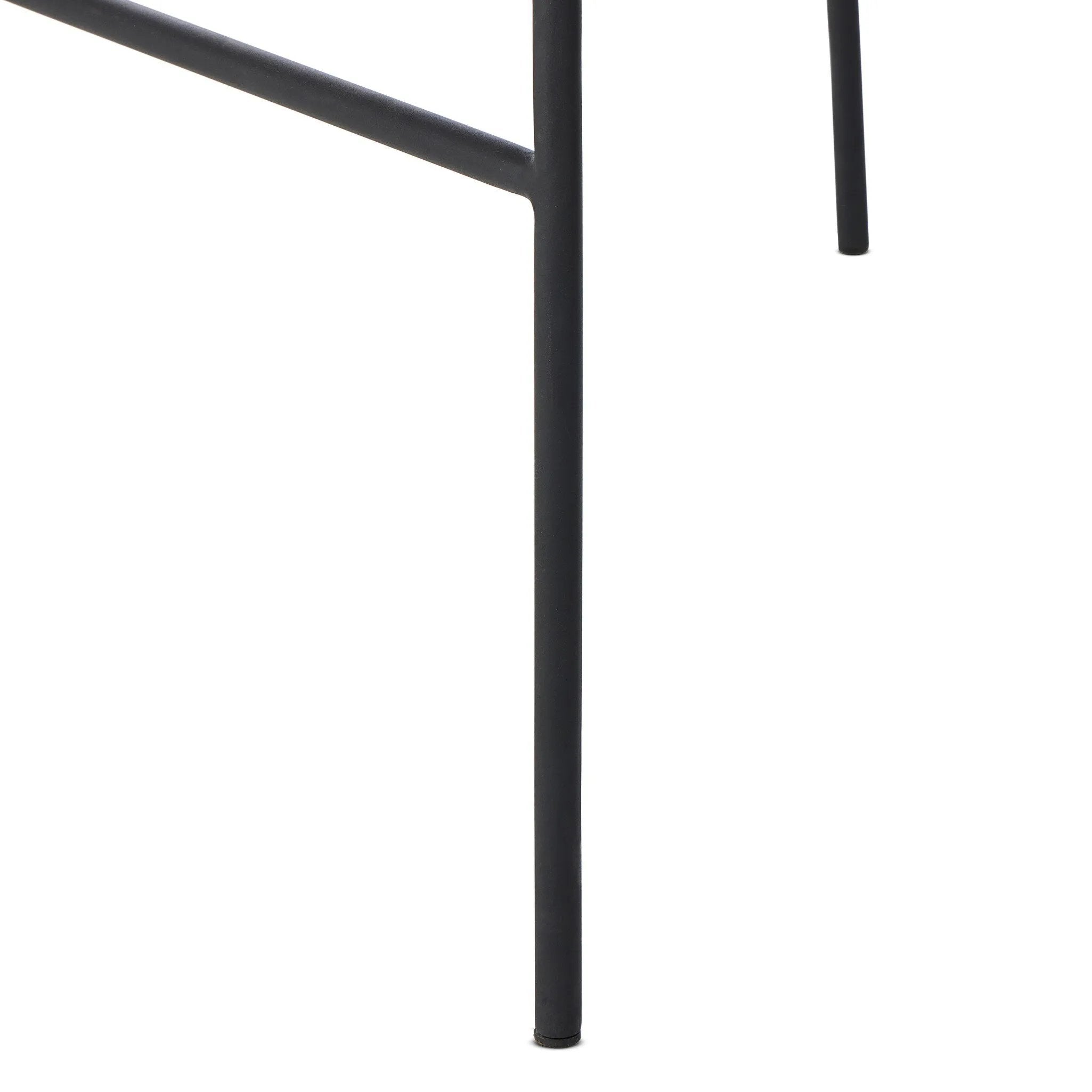 Featuring Suerte Arashi Salt Outdoor Stool by Four Hands at Amethyst Home. The Suerte Arashi Salt Outdoor Stool is perfect for outdoor spaces. Made with durable materials, it is built to withstand the elements while providing comfort and style. Take a seat and enjoy the great outdoors with this functional and stylish addition to your outdoor furniture colle. Amethyst Home provides interior design, new home construction design consulting, vintage area rugs, and lighting in the Charlotte metro area.